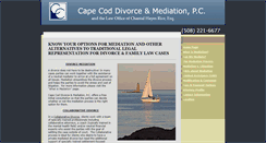 Desktop Screenshot of capecoddivorcemediation.com